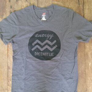 ENERGY DOES NOT LIE  Hand Printed